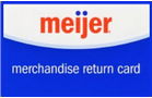 Meijer In-Store Only Gift Card