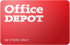 Office Depot In Store Only Gift Card